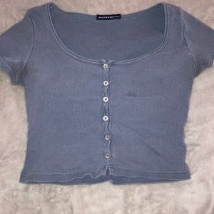 Button up crop top